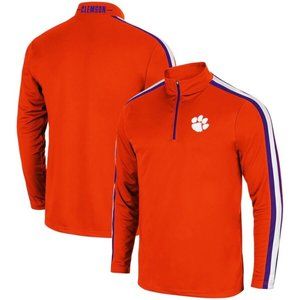 Clemson Tigers Men's Colosseum 1955 Quarter-Zip Jacket
